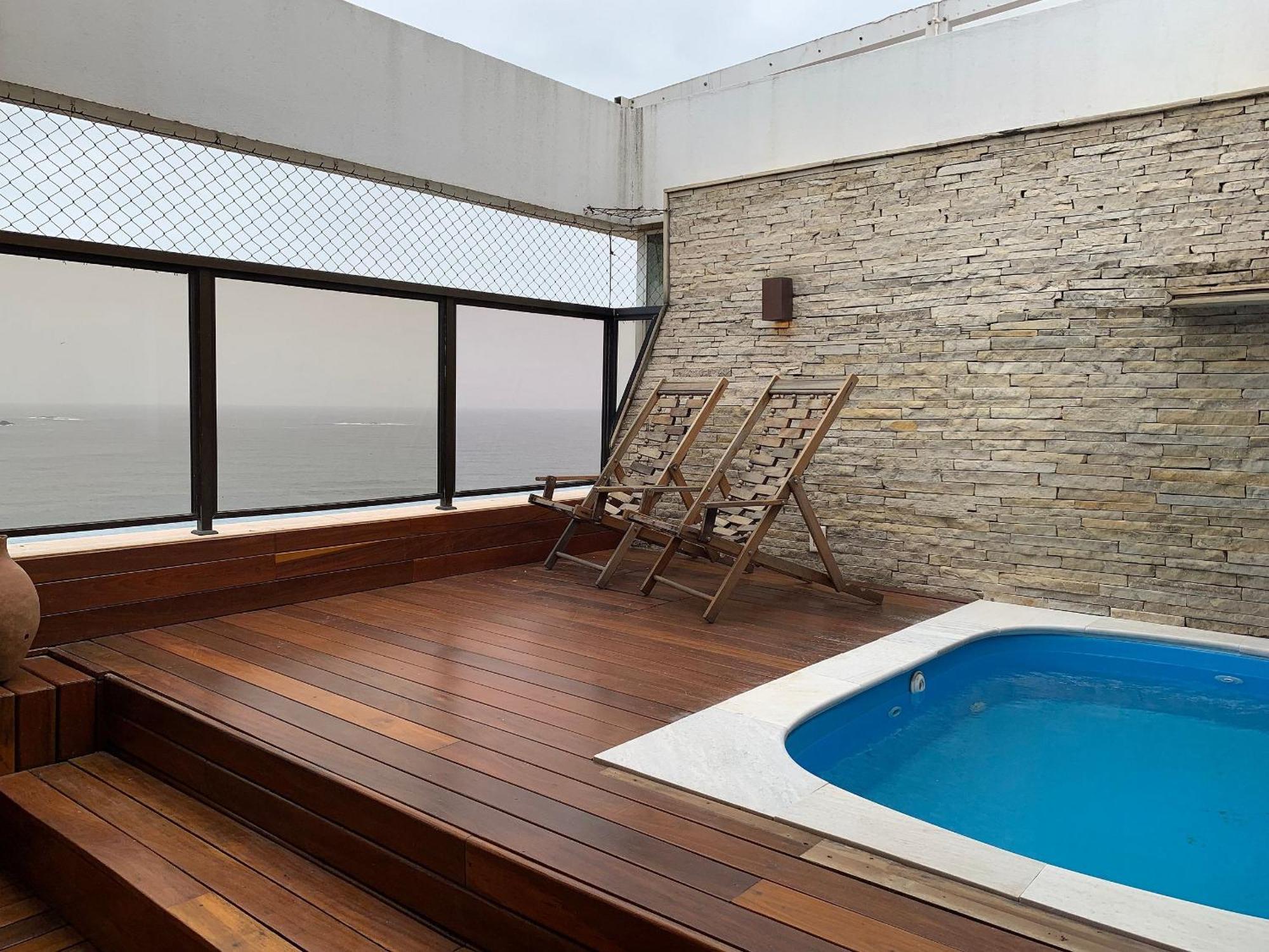 Apartamento Cobertura Duplex Com Piscina E Vista Mar B11-0018 Rio de Janeiro